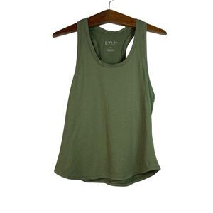 BYLT Women’s Green Gym Athletic Racerback Tank Top Size M Workout Gym Running
